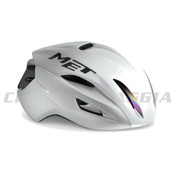 Casco MET Vinci MIPS – Bianco/Argento Opaco – Taglia Large – Ciclismo Su Strada