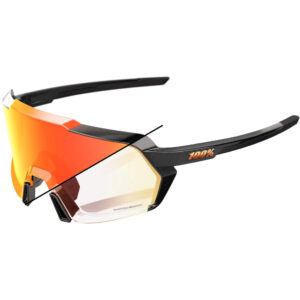 100% Korbin | Metallic Black Orange Photocromic