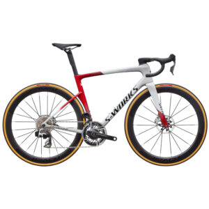 Specialized S-Works Tarmac SL9 | Gloss White Silver Ruby Metallic